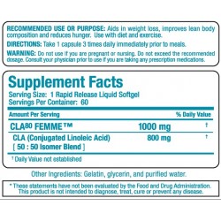 AllMax CLA 80 Femme - 60 caps
